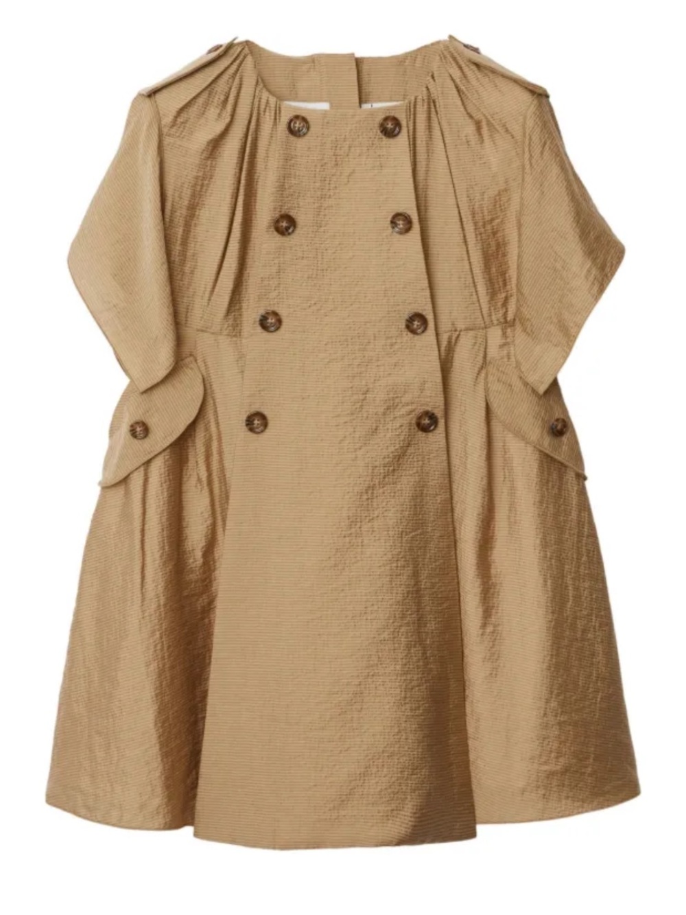 Burberry kids double breasted dress